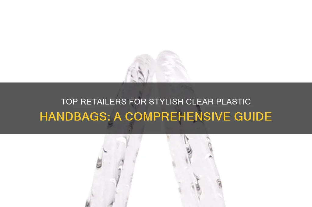 where to buy clear plastic handbags