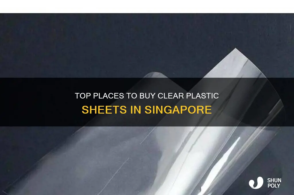 where to buy clear plastic sheets in singapore
