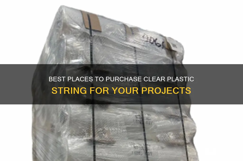 where to buy clear plastic string
