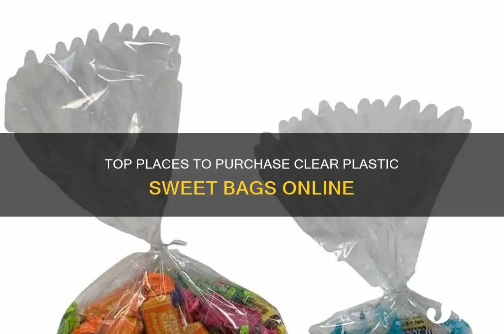 where to buy clear plastic sweet bags