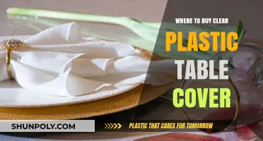 Best Places to Purchase Clear Plastic Table Covers Online & In-Store