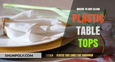 Best Places to Purchase Clear Plastic Table Tops Online & In-Store