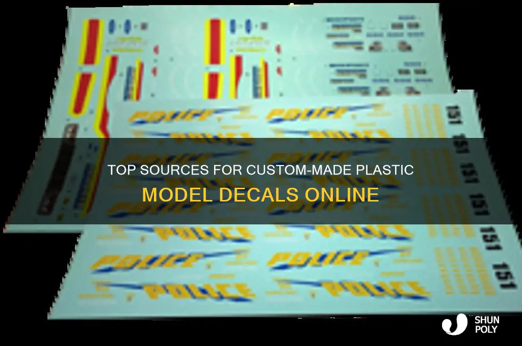 where to buy custom made plastic model decals