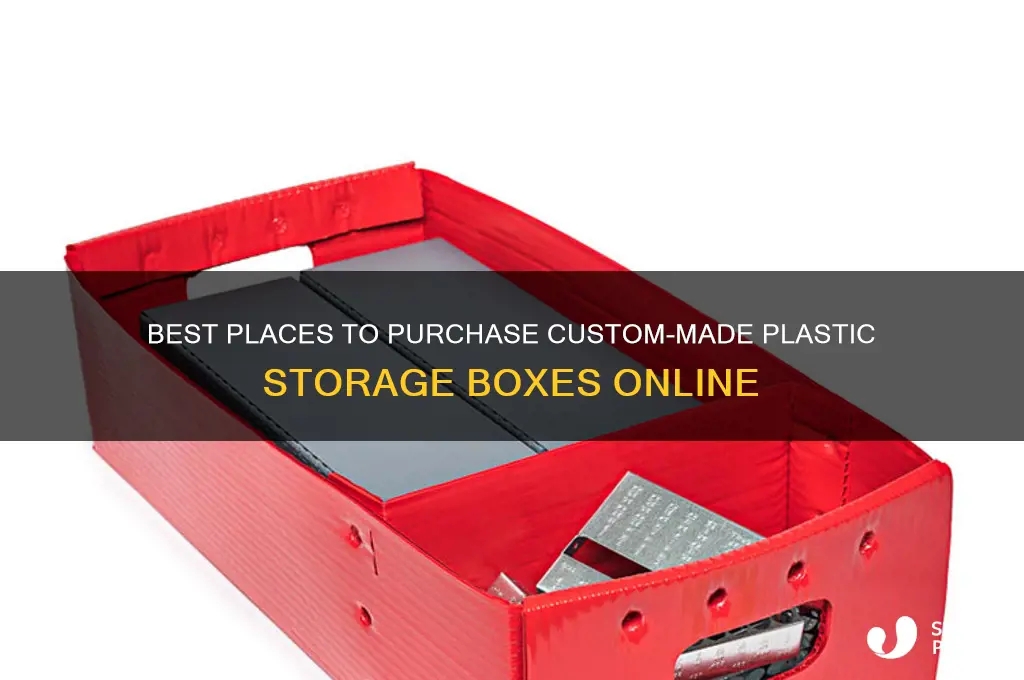 where to buy custom made plastic storage boxes