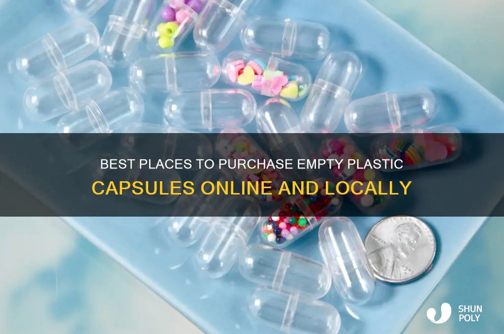 where to buy empty plastic capsules