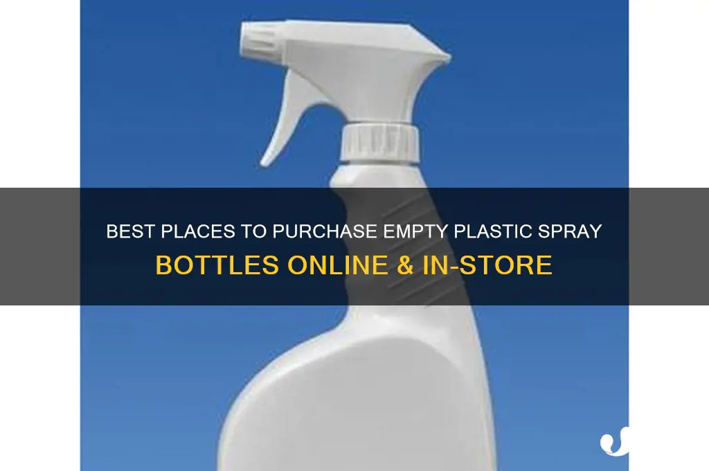 where to buy empty plastic spray bottles