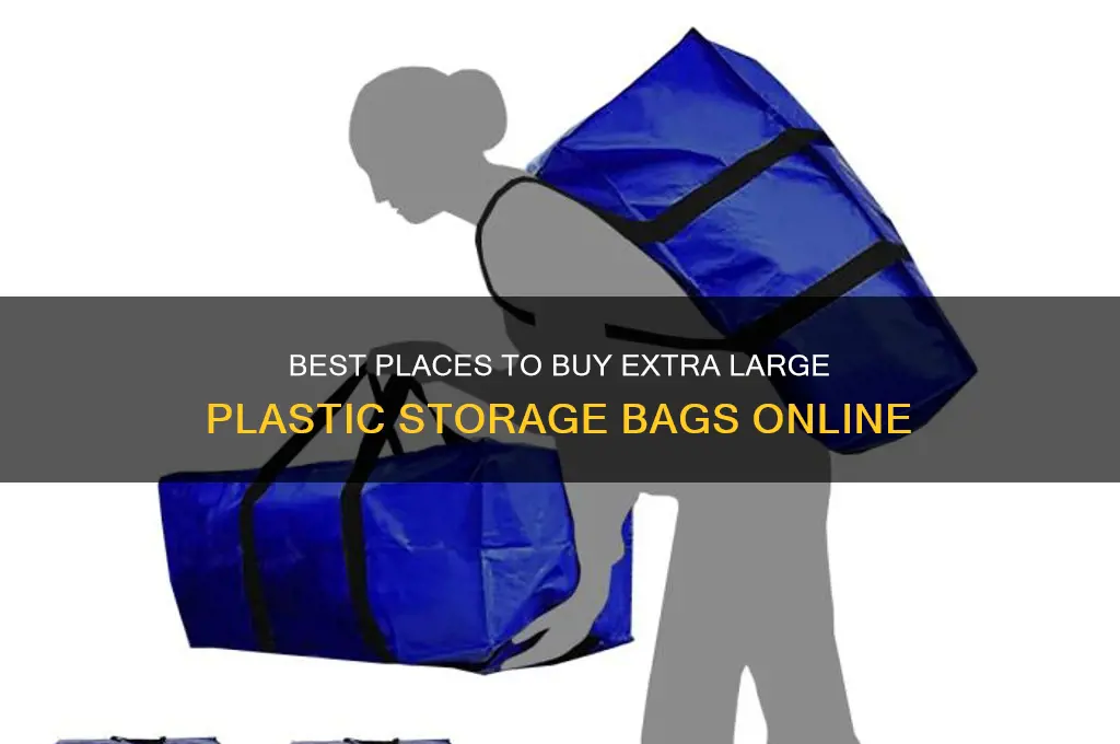 where to buy extra large plastic storage bags