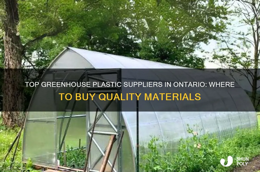 where to buy greenhouse plastic in ontario