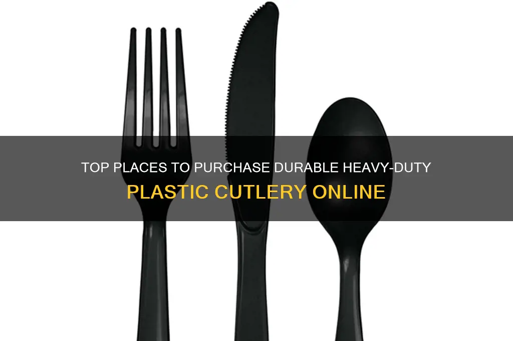 where to buy heavy duty plastic cutlery