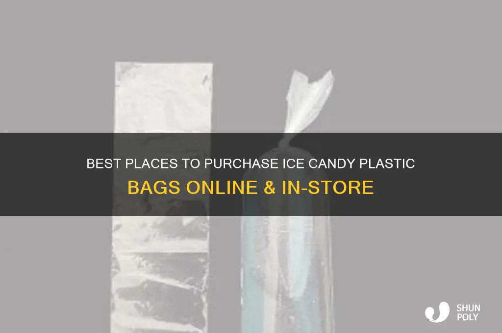 where to buy ice candy plastic bags