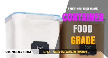 Best Places to Buy Large Food-Grade Plastic Containers
