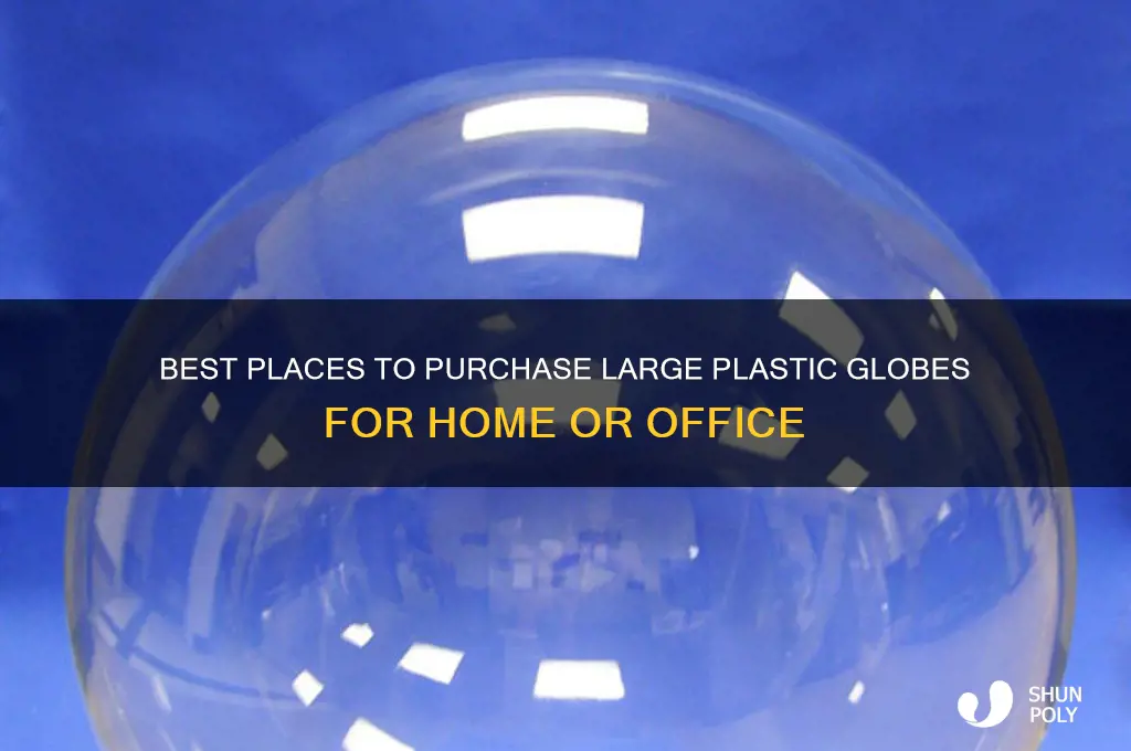 where to buy large plastic globe