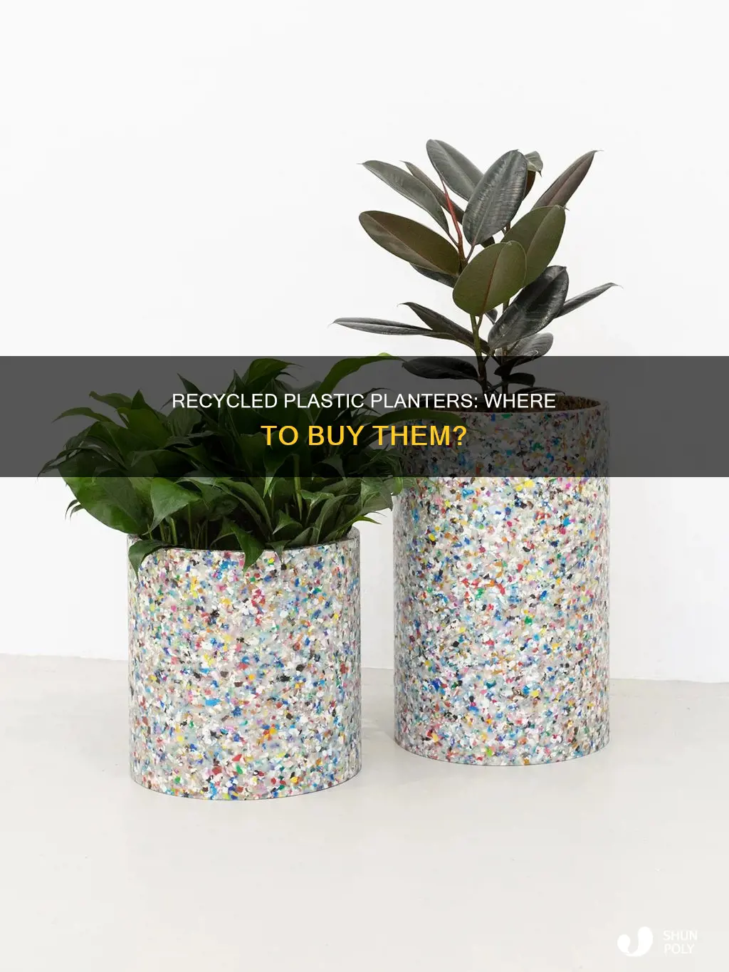 where to buy planters made from recycled plastic