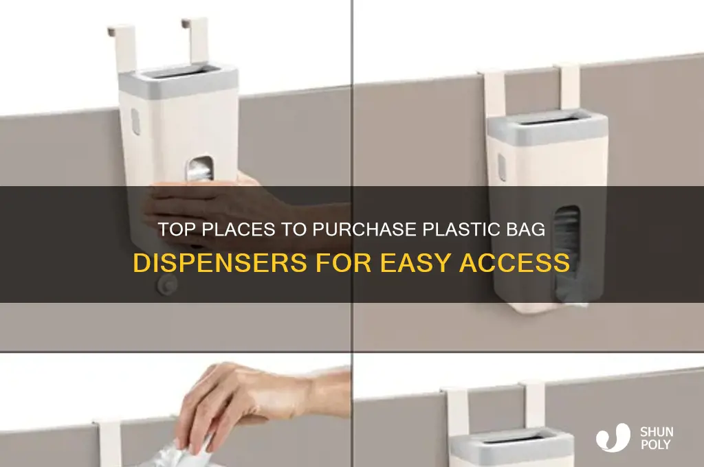 where to buy plastic bag dispenser
