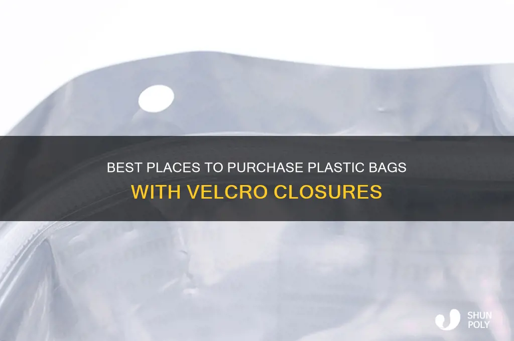 where to buy plastic bag with velcro
