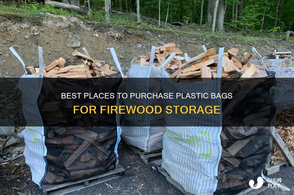 where to buy plastic bags for firewood
