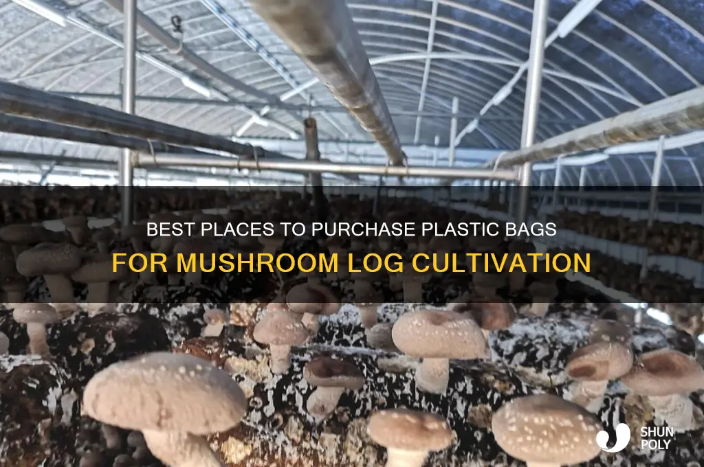where to buy plastic bags for mushroom logs