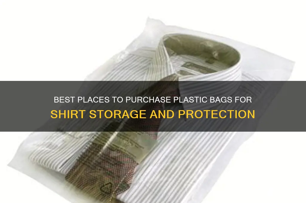 where to buy plastic bags for shirts