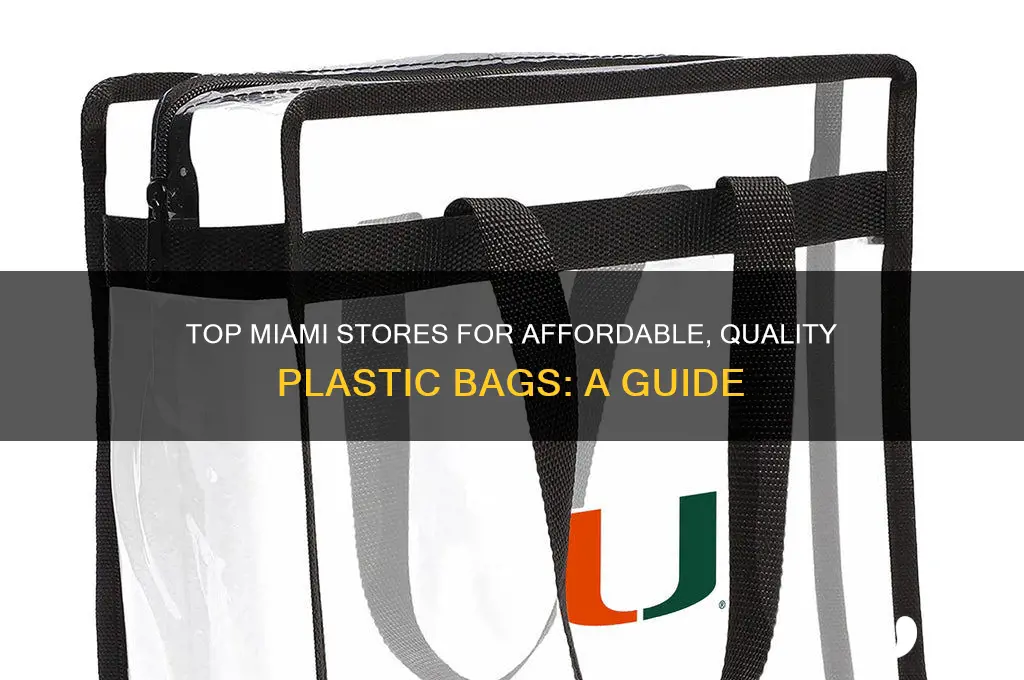 where to buy plastic bags miami