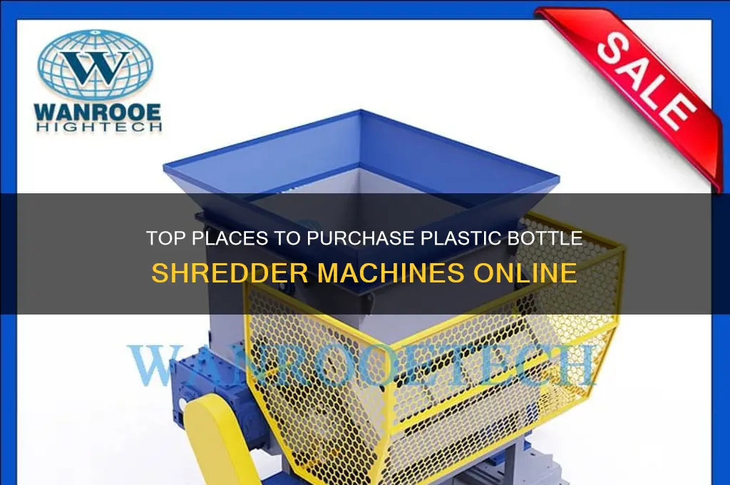 where to buy plastic bottle shredder machine