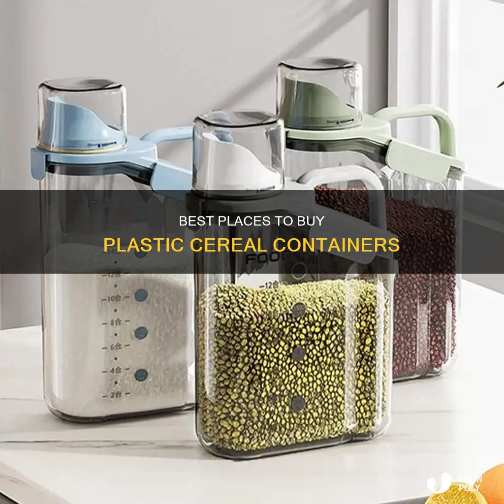 where to buy plastic cereal containers