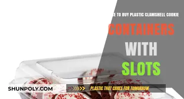 Best Cookie Containers: Plastic Clamshells with Slots