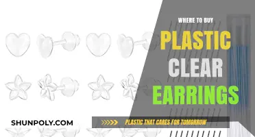 Best Places to Buy Stylish Plastic Clear Earrings Online & In-Store