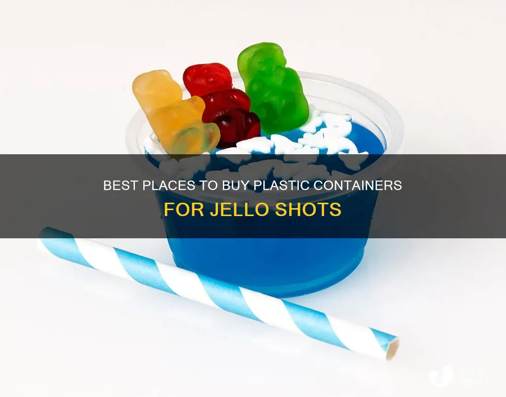 where to buy plastic containers for jello shots