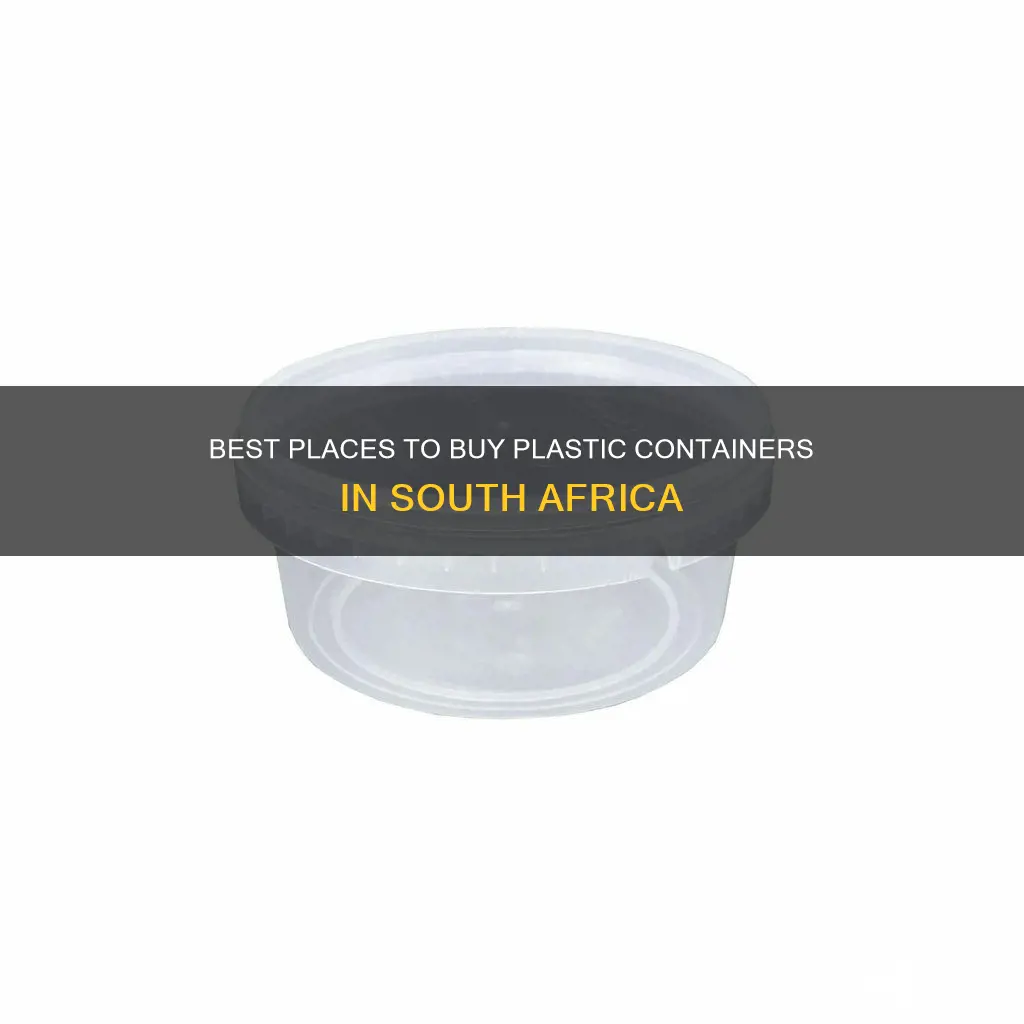 where to buy plastic containers in south africa