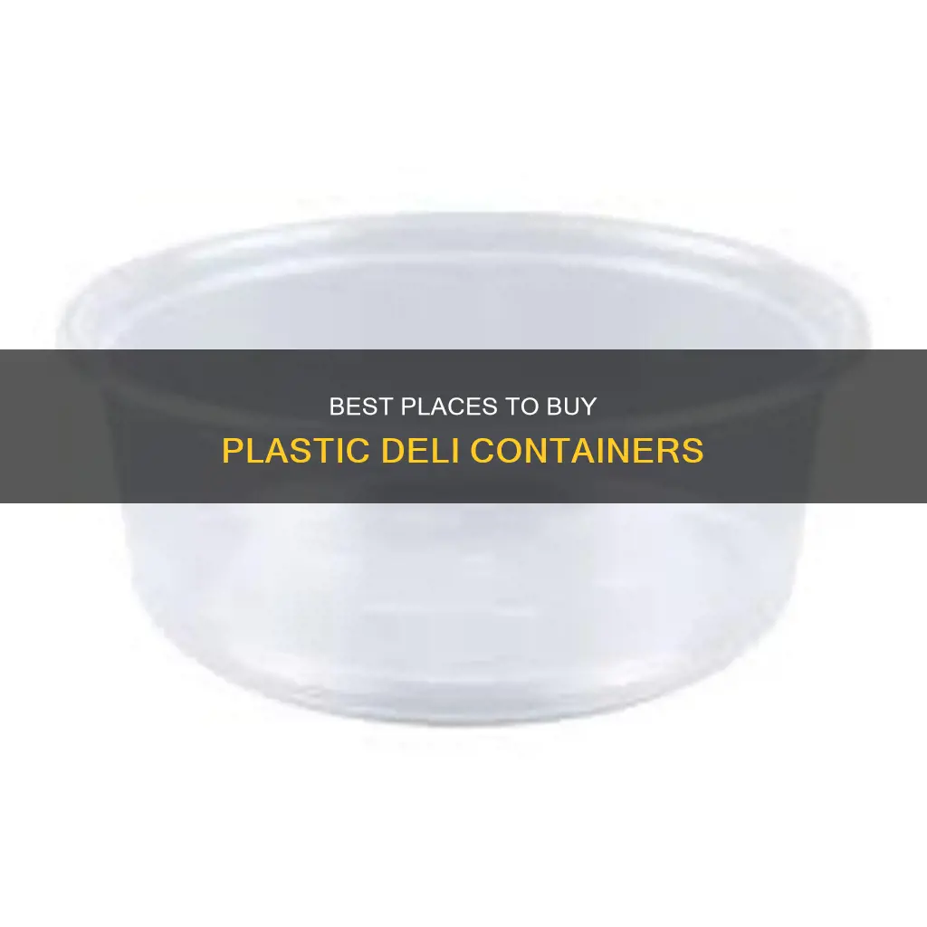 where to buy plastic deli containers