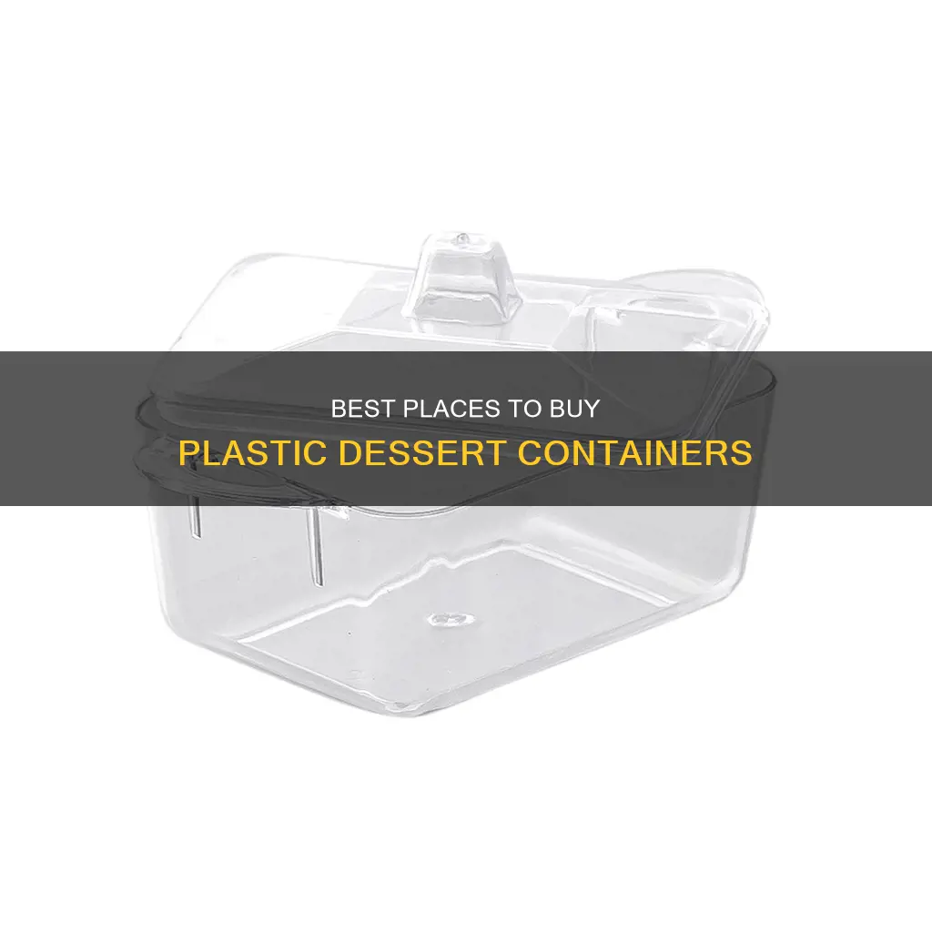 where to buy plastic dessert containers