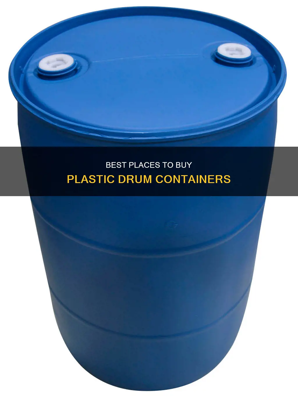 where to buy plastic drum container