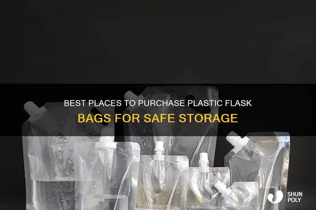 where to buy plastic flask bags