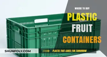Best Places to Buy Plastic Fruit Containers