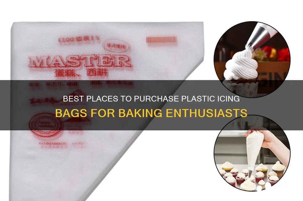 where to buy plastic icing bags