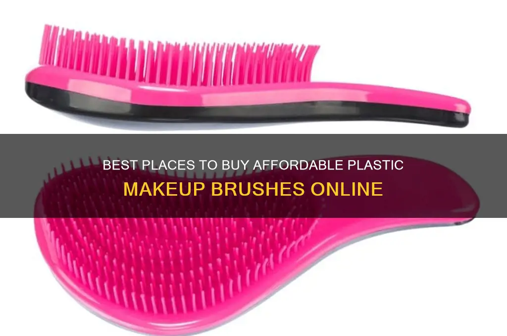 where to buy plastic make up brush
