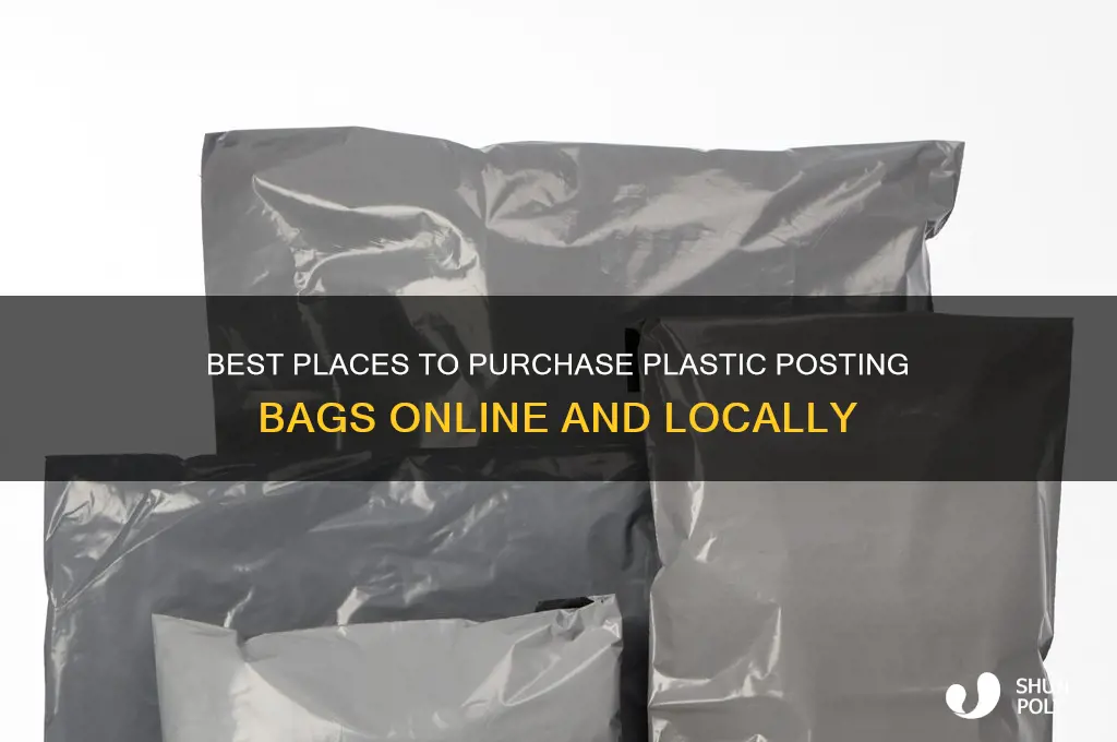where to buy plastic posting bags