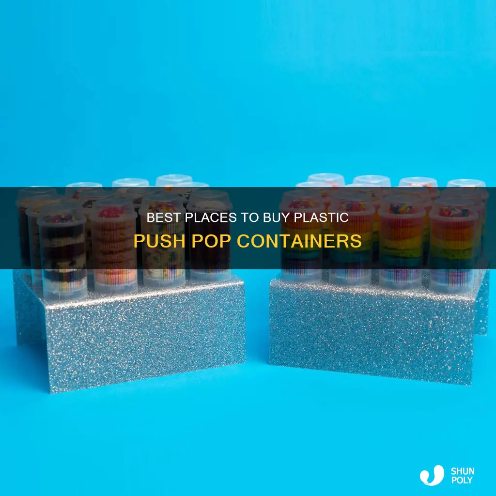 where to buy plastic push pop containers