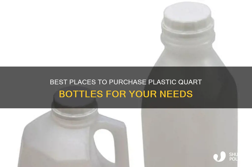 where to buy plastic quart bottles