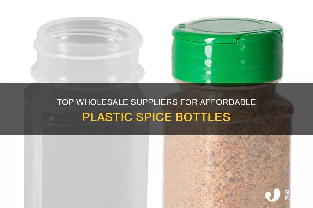 where to buy plastic spice bottles wholesale