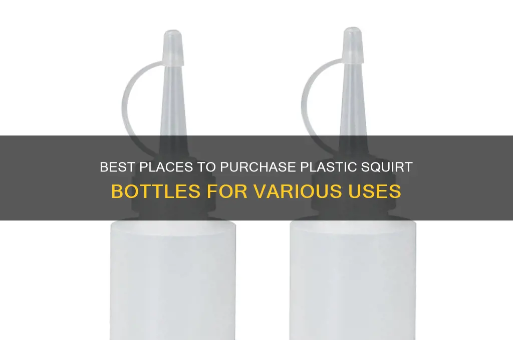 where to buy plastic squirt bottles