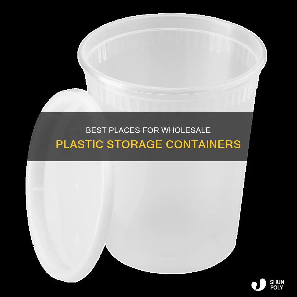 where to buy plastic storage containers wholesale