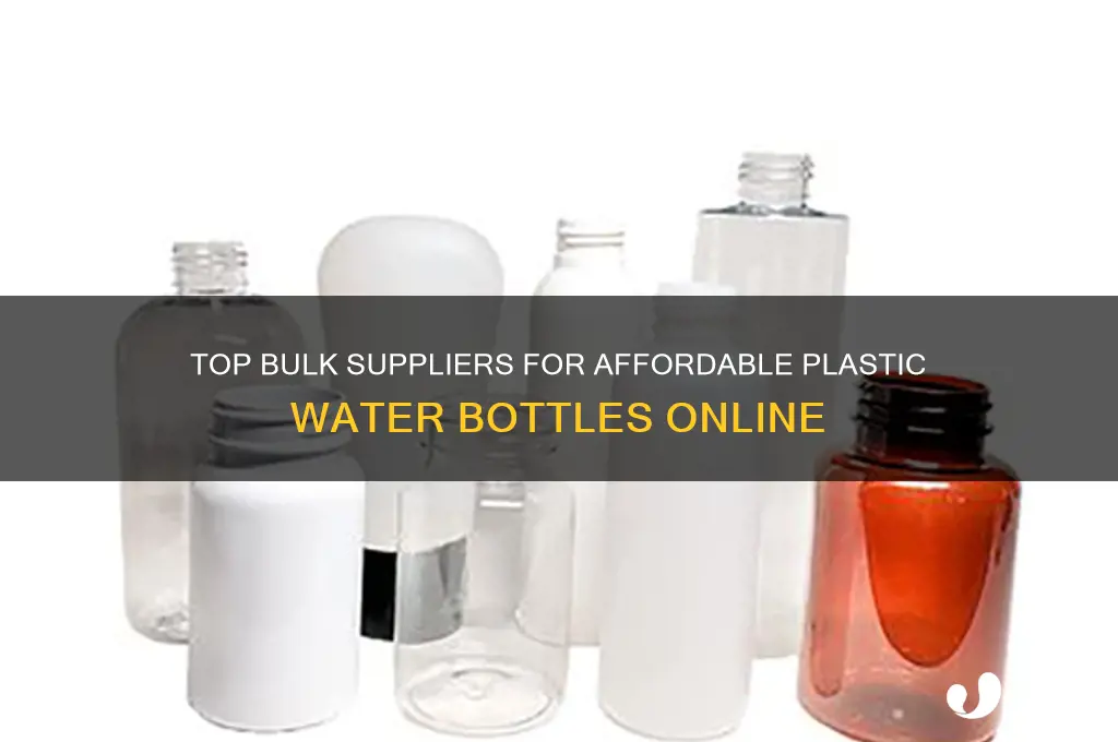 where to buy plastic water bottles in bulk