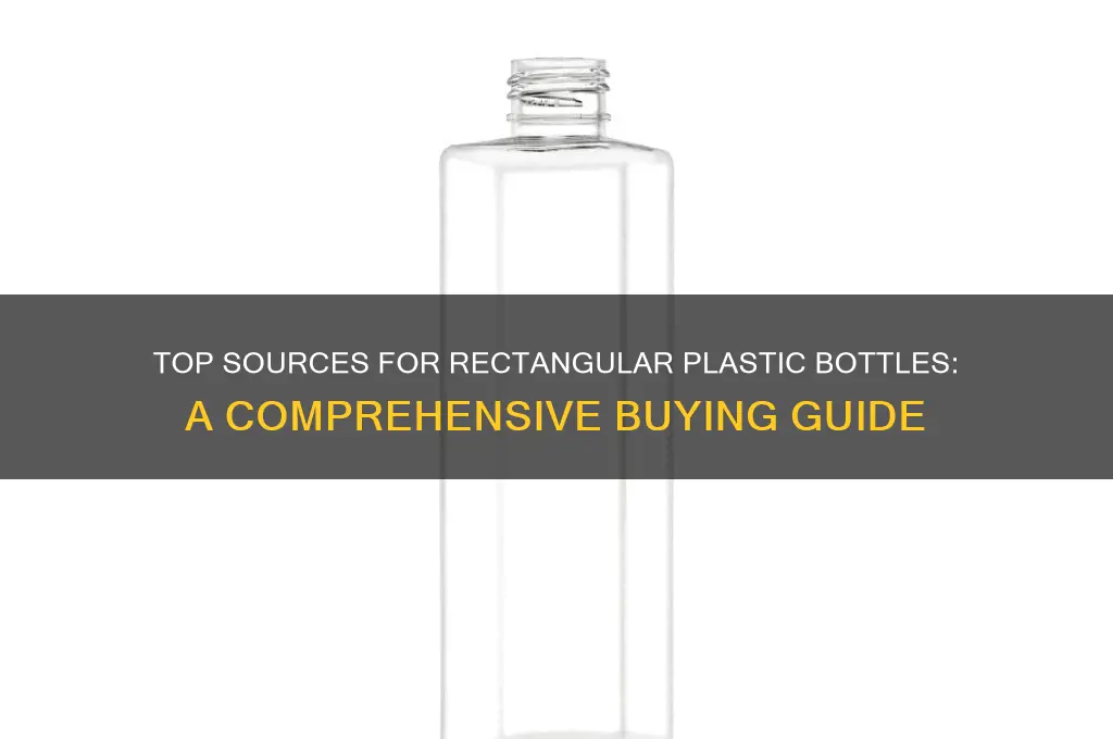 where to buy rectangular plastic bottles
