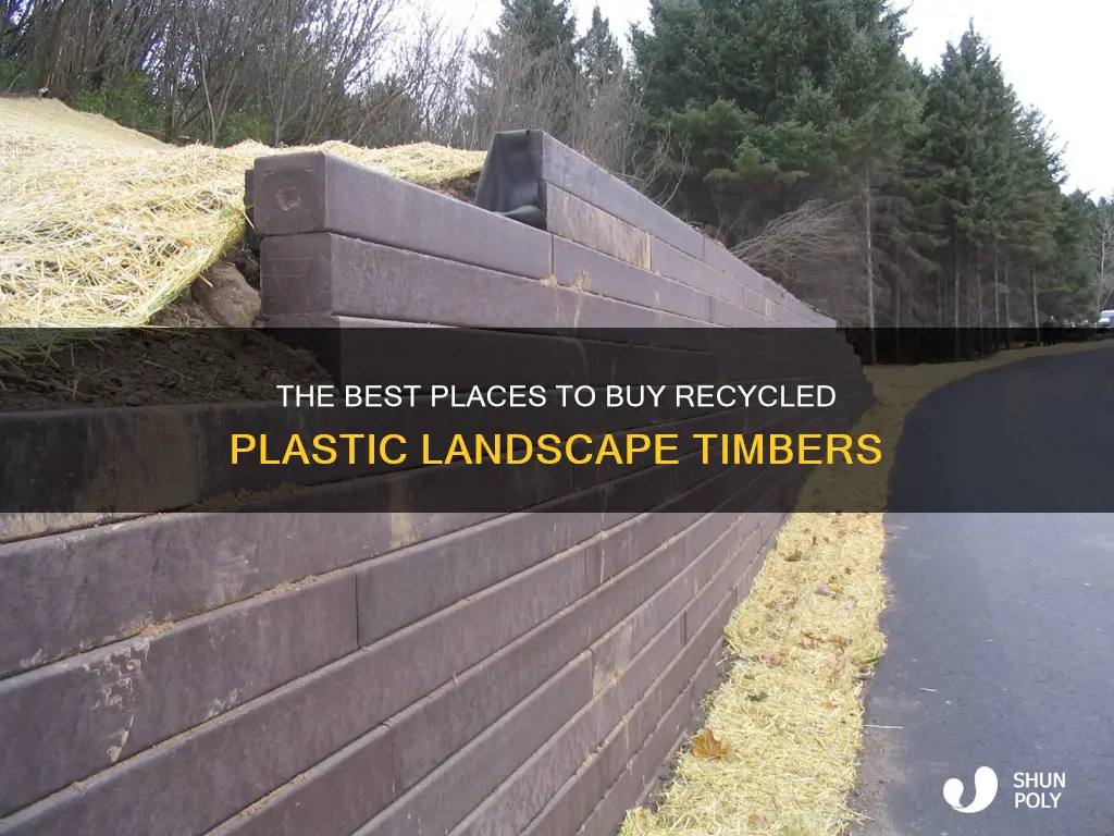 where to buy recycled plastic landscape timbers