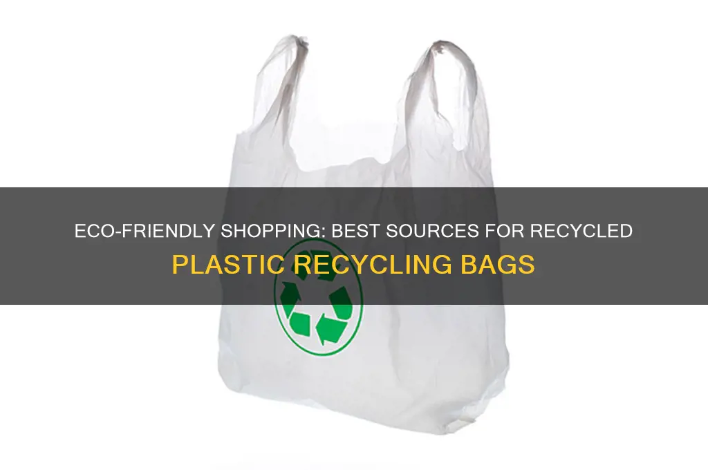 where to buy recycling bags made from recycled plastic