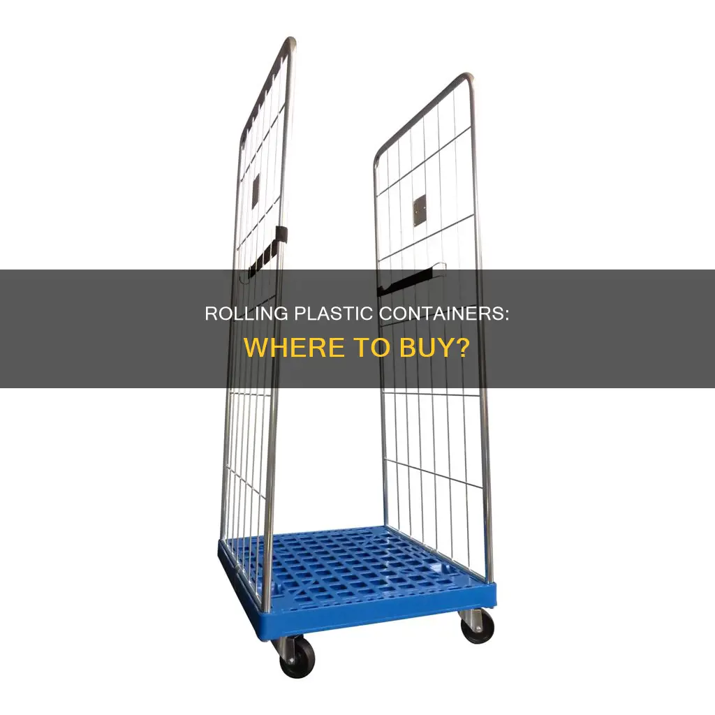 where to buy rolling plastic containers