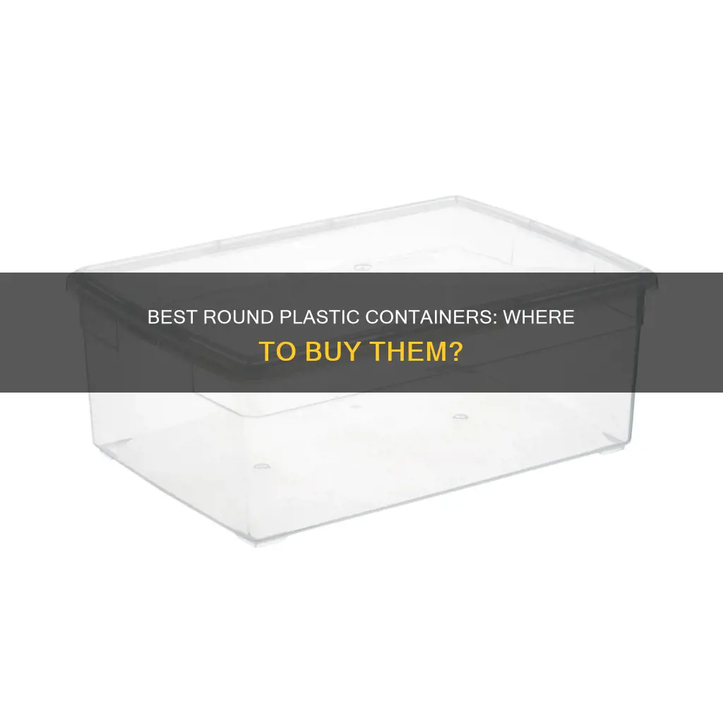 where to buy round plastic containers with lids