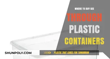 Clear Plastic Containers: Where to Buy Them?