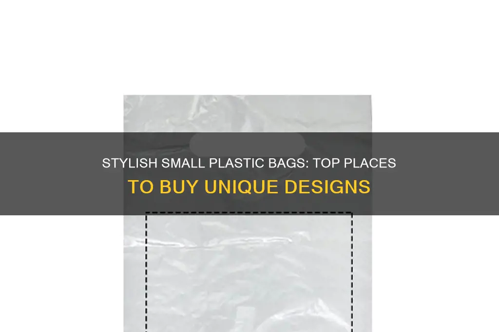 where to buy small plastic bags with designs